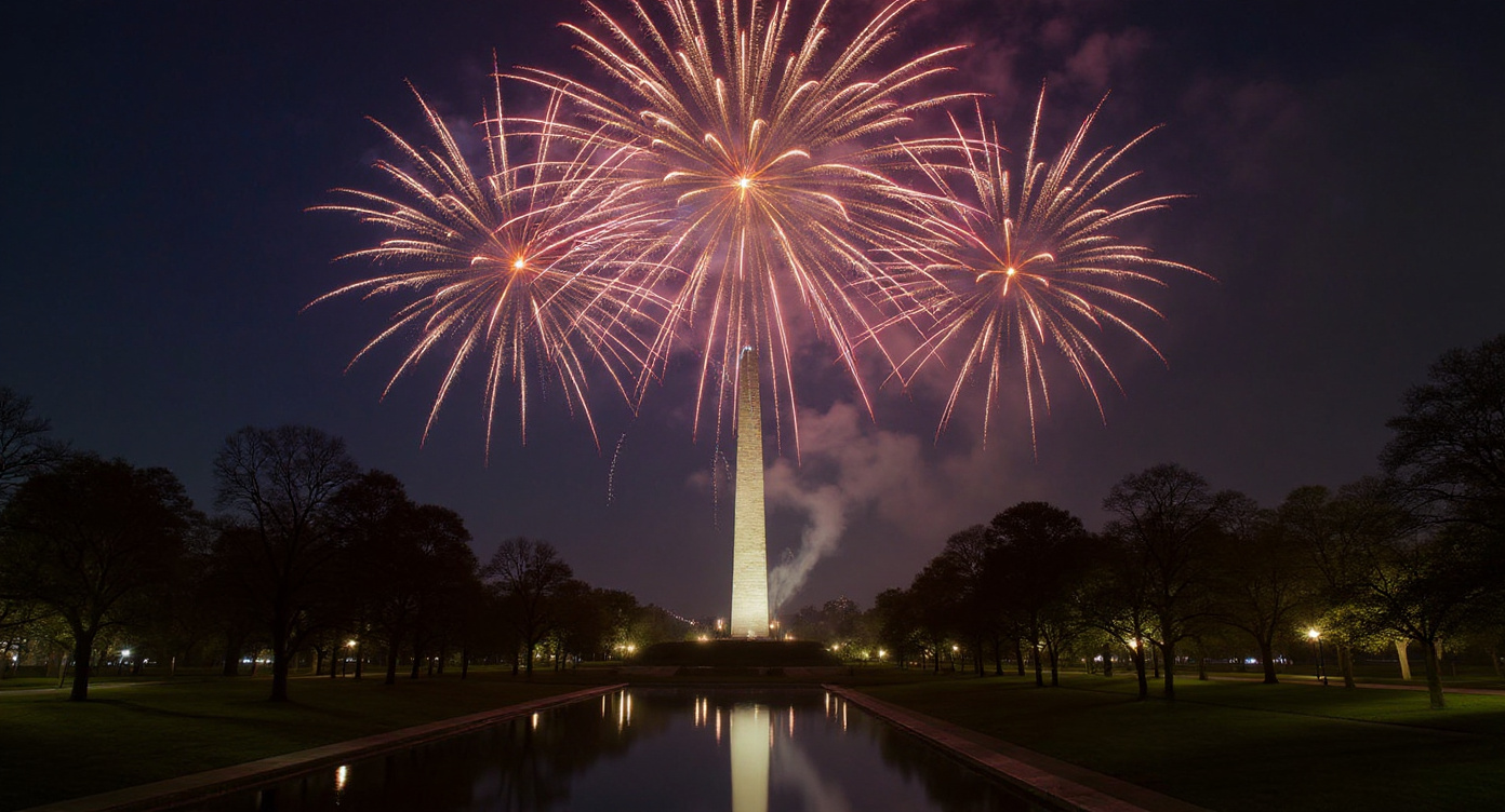 150,000 Americans Wait Through a Thunderstorm Until Midnight to Hear Trump Speak