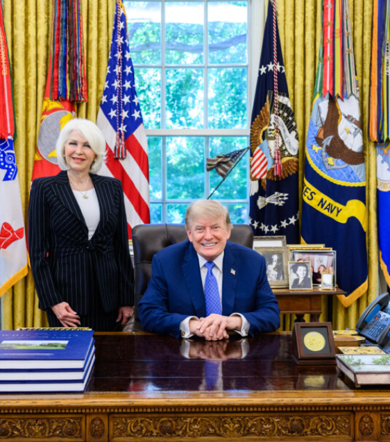 They Locked Her Up For Questioning Election Machines — Now She's Having Lunch At The White House