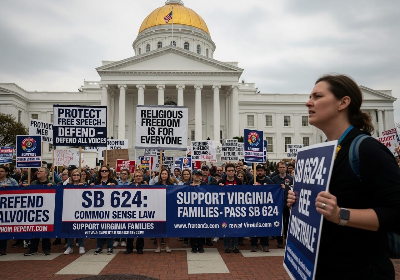 Virginia Bill Sparks Free Speech and Religion Clash